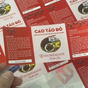 in decal cán màng bóng