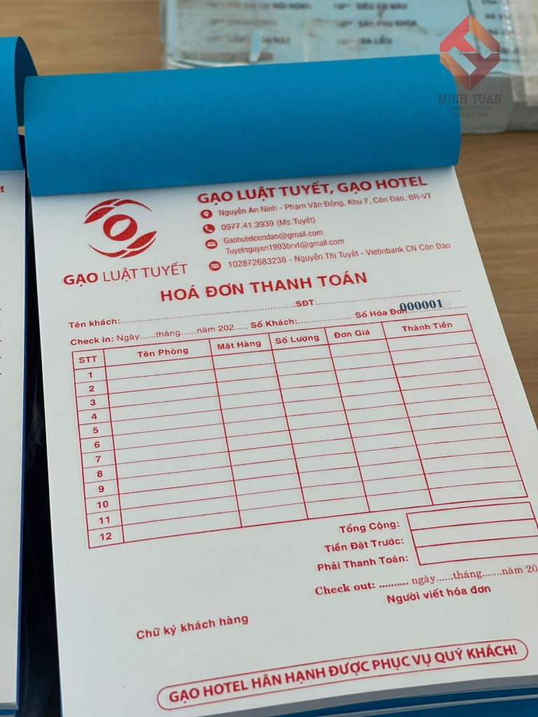 in hoá đơn bán hàng 2 liên