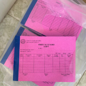 in hóa đơn phiếu xuất kho 3 liên