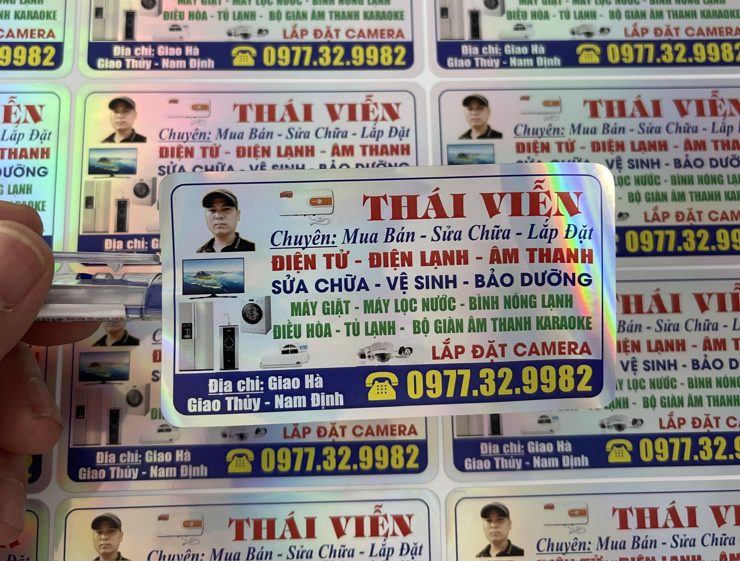 In Tem 7 Màu Điện Tử Điện Lạnh Giá Rẻ
