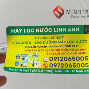 in tem 7 màu hãng máy lọc nước