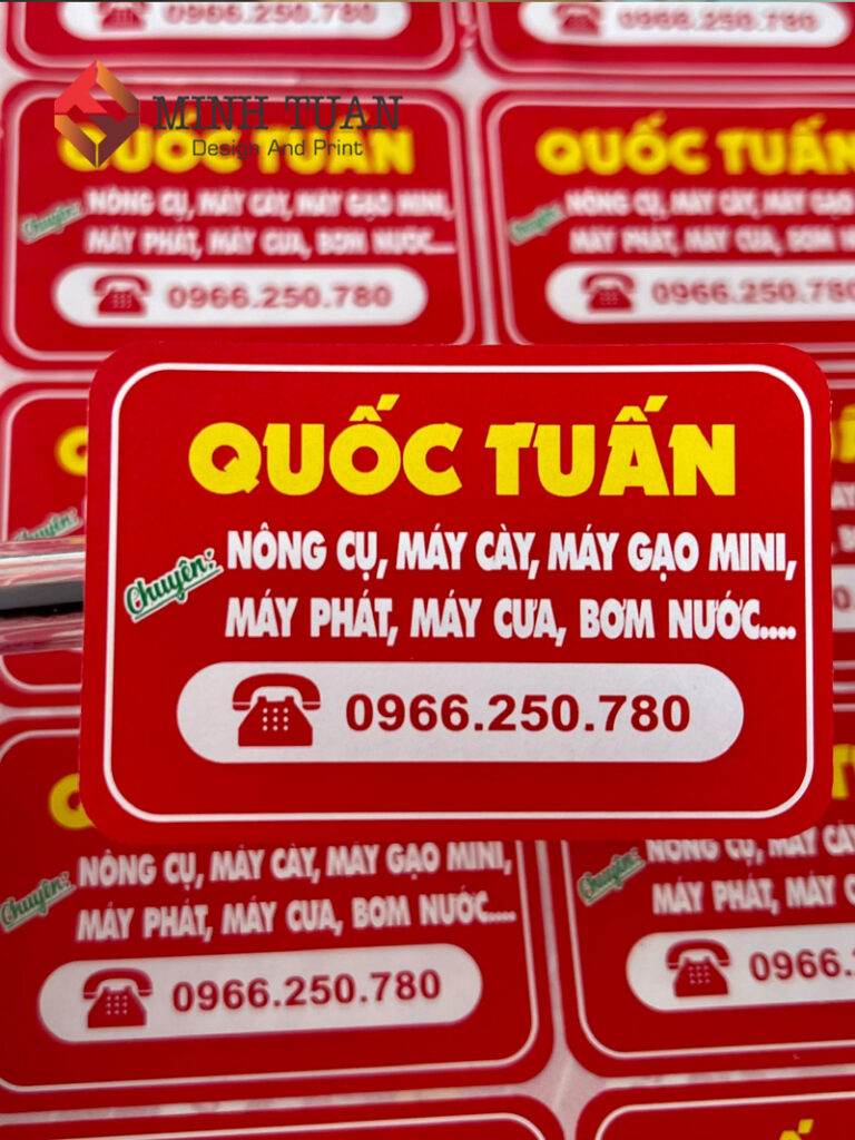 In Tem Nhãn Cửa Hàng