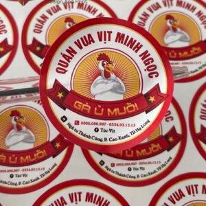 Tem nhãn gà ủ muối
